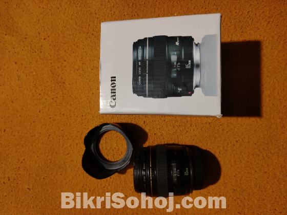Canon EF 85mm f/1.8 USM EF Mount DSLR Camera Lens